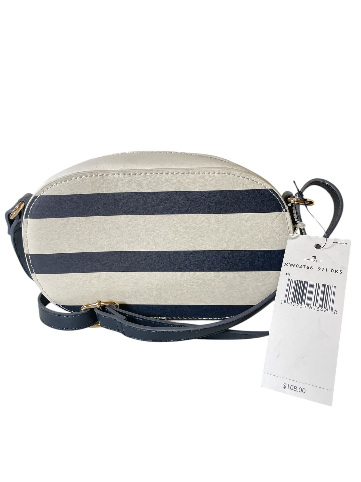 Bolsa Crossbody Tommy Hilfiger Rayas Navy | Estilo Náutico Elegante